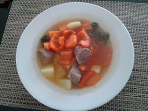 Sherpa mutton soup