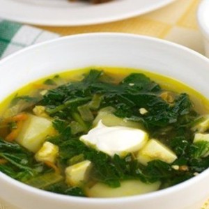 Nettle soup Russian recipe