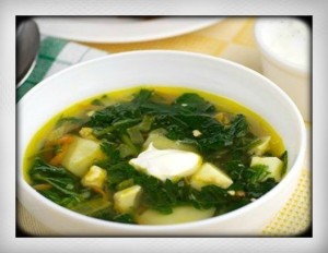 Russian nettle soup