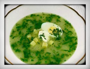 Sorrel soup Russian