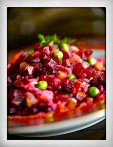 Russian vinegret salad