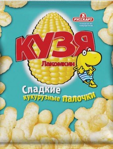 Russian corn pops Kukuruznye palochki