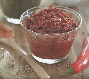 Adjika spicy Georgian Abkhaz sauce